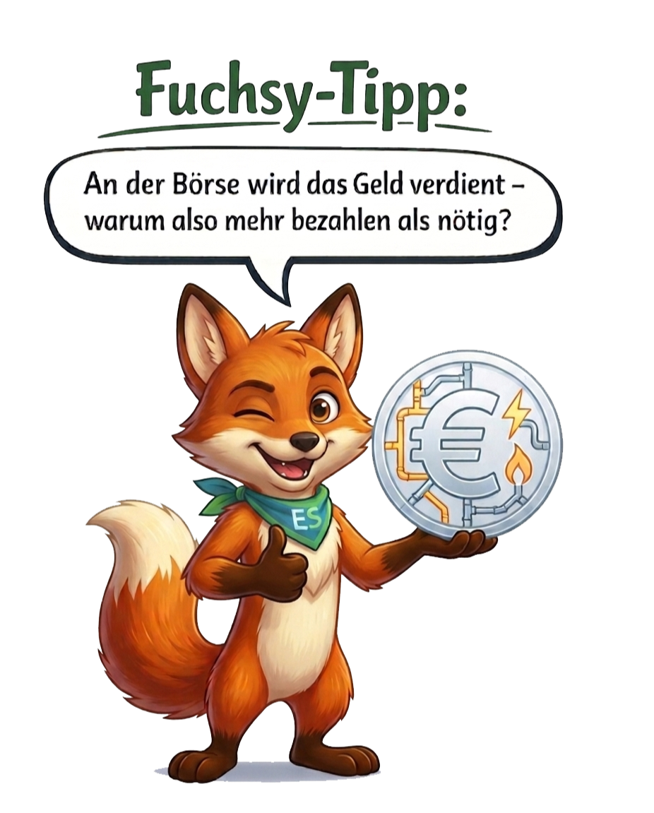 Energie sparen durch günstige Stromtarife – FUCHSY erklärt Börsenstrom